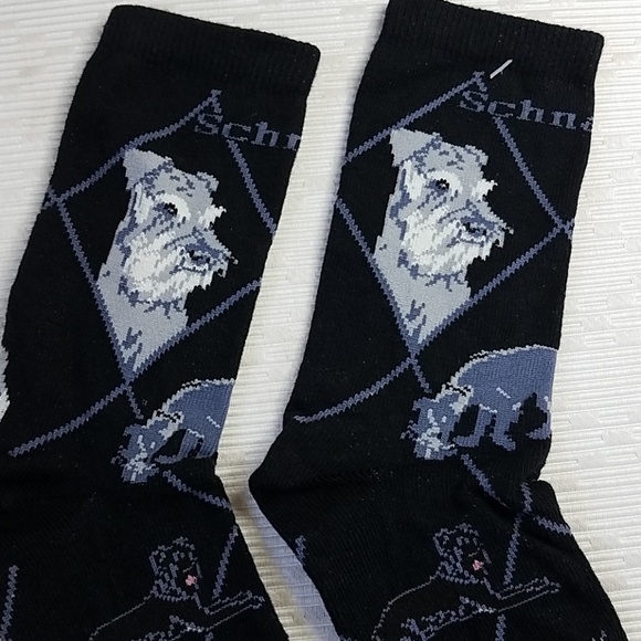 NEW * SCHNAUZER dog socks - Picture 3 of 7